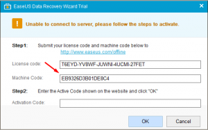 easeus data recovery free license code