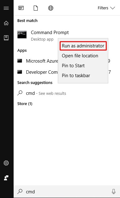 start menu - windows 10
