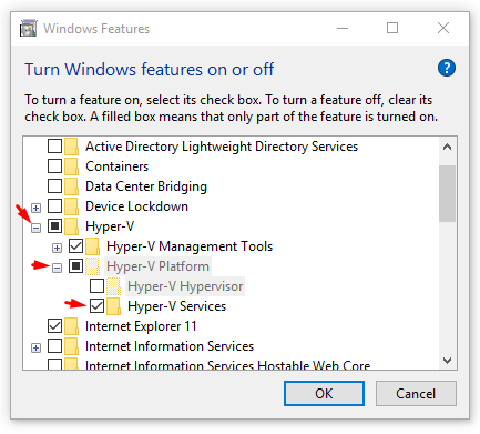 hyper v manager enable on laptop